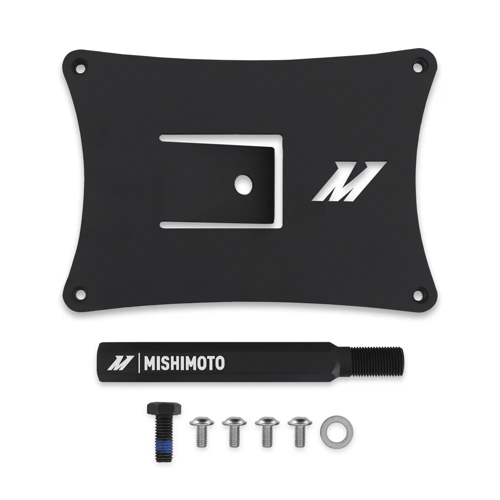 MMLP-WRX-22 – MISHIMOTO License Plate Bracket, Powder Coated Black 6061 aluminum With One License Plate Mounting Brac...